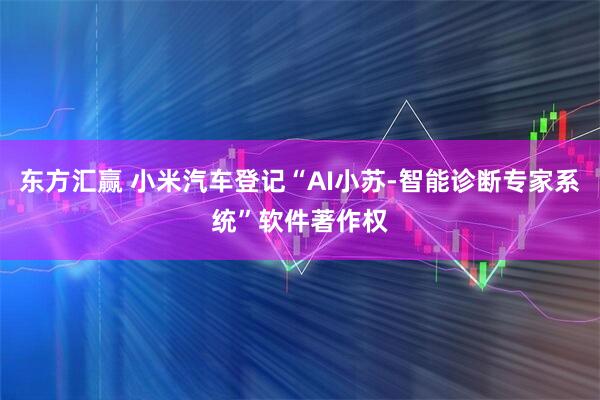东方汇赢 小米汽车登记“AI小苏-智能诊断专家系统”软件著作权